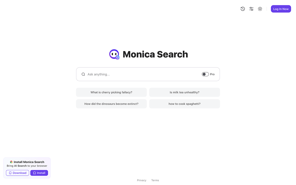 Monica Search
