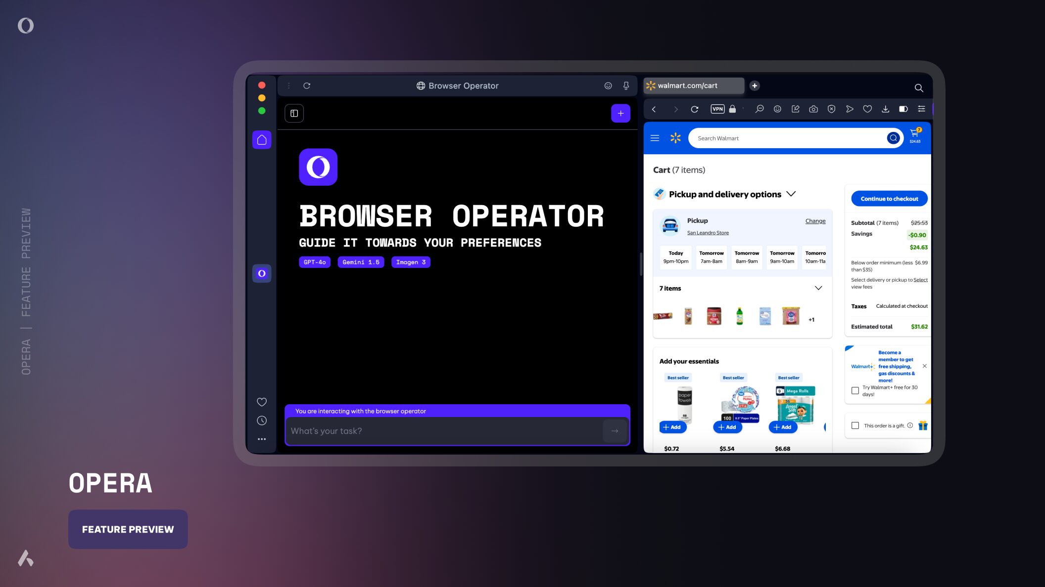 Opera’s AI Browser Operator