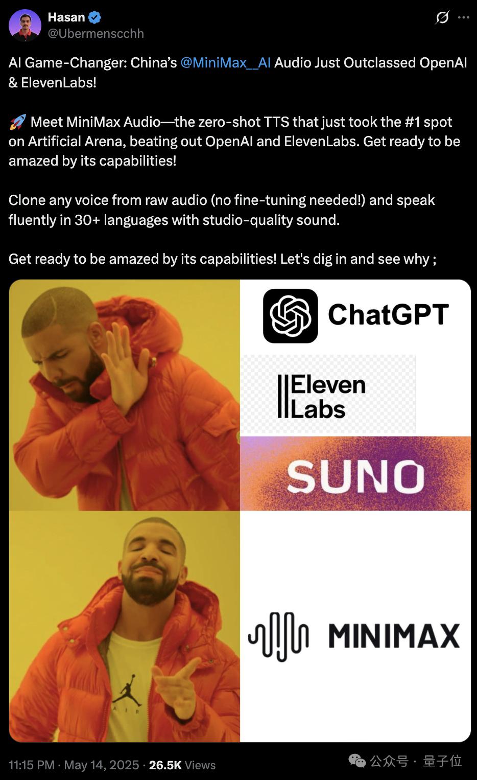 超越OpenAI,拿下全球双料第一,“AI吴彦祖”背后大模型SOTA了!