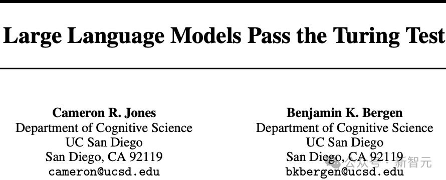75年后,图灵测试终被GPT-4.5破解,73%人类被骗过,彻底输给AI