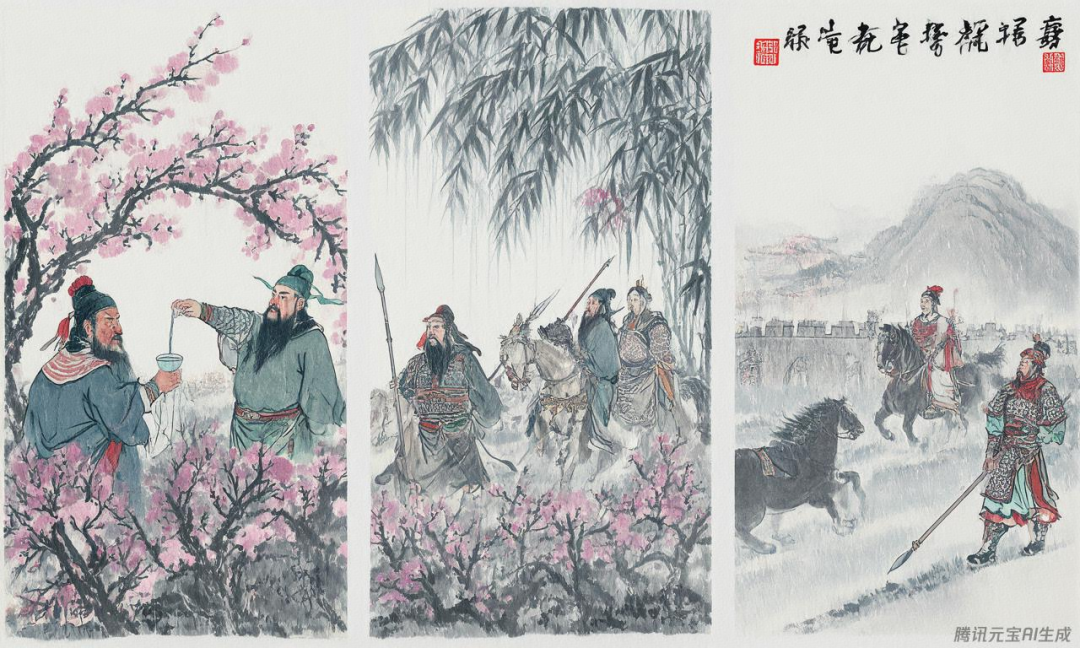 腾讯元宝可以用“拼图”的方式批量生成图片