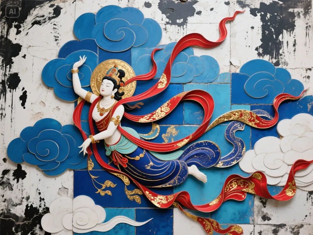 即梦AI画图教程:(五十六)三色美学——红黄蓝插画