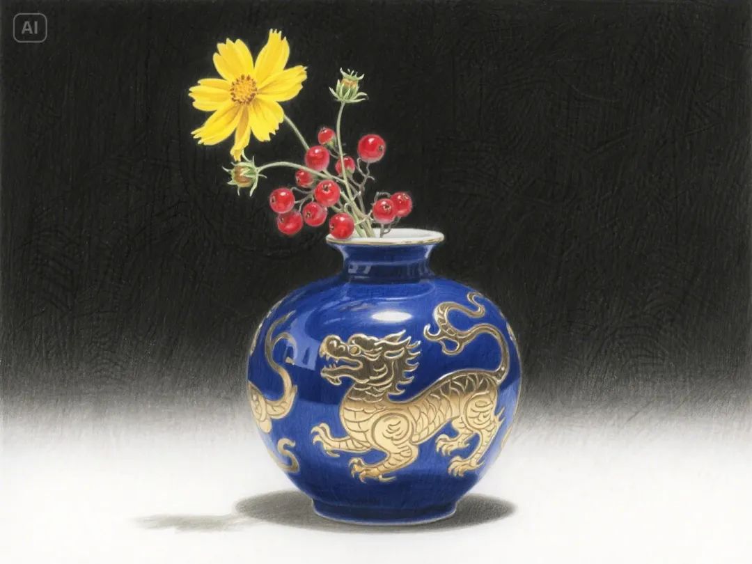 即梦AI画图教程:(五十六)三色美学——红黄蓝插画