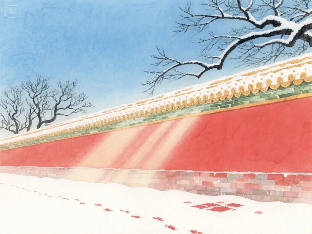 即梦AI画图教程:(五十六)三色美学——红黄蓝插画