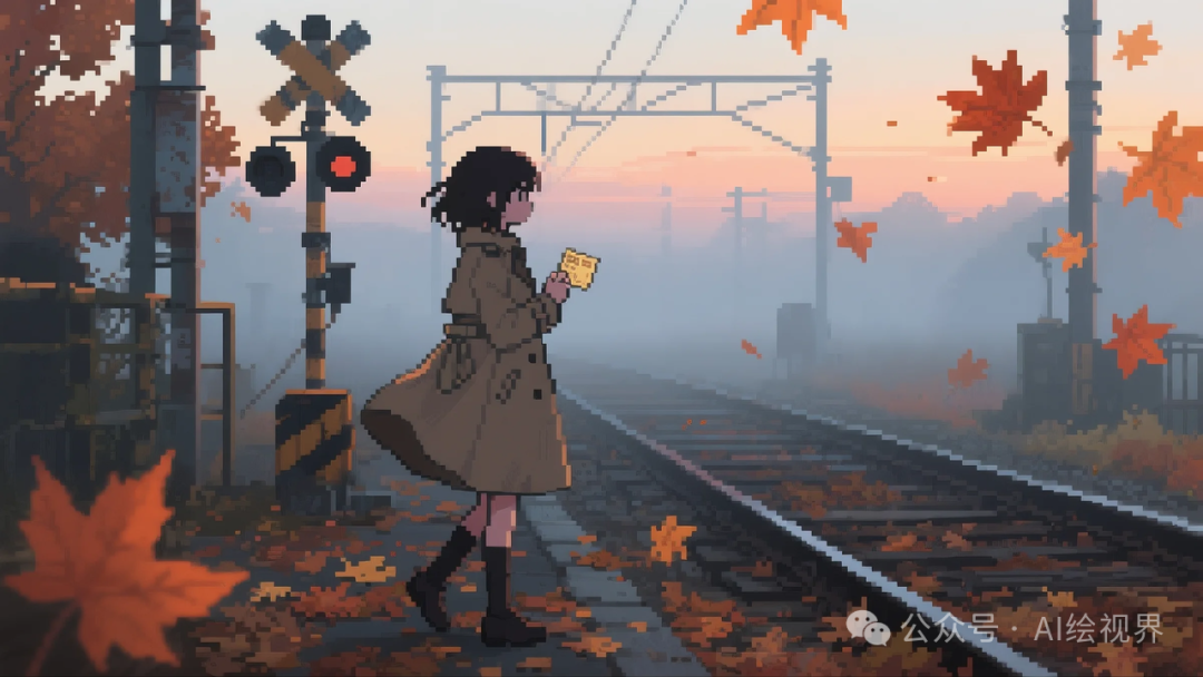 即梦AI 【像素风格】| 爆火的抑郁风像素插画怎么搞?照着输入,张张戳中泪点