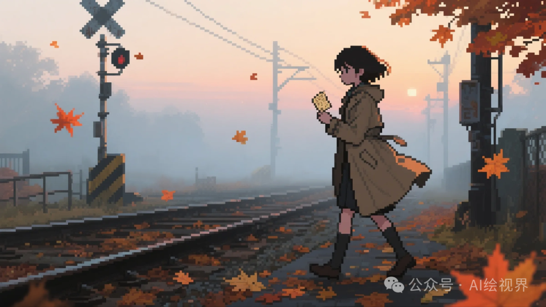 即梦AI 【像素风格】| 爆火的抑郁风像素插画怎么搞?照着输入,张张戳中泪点