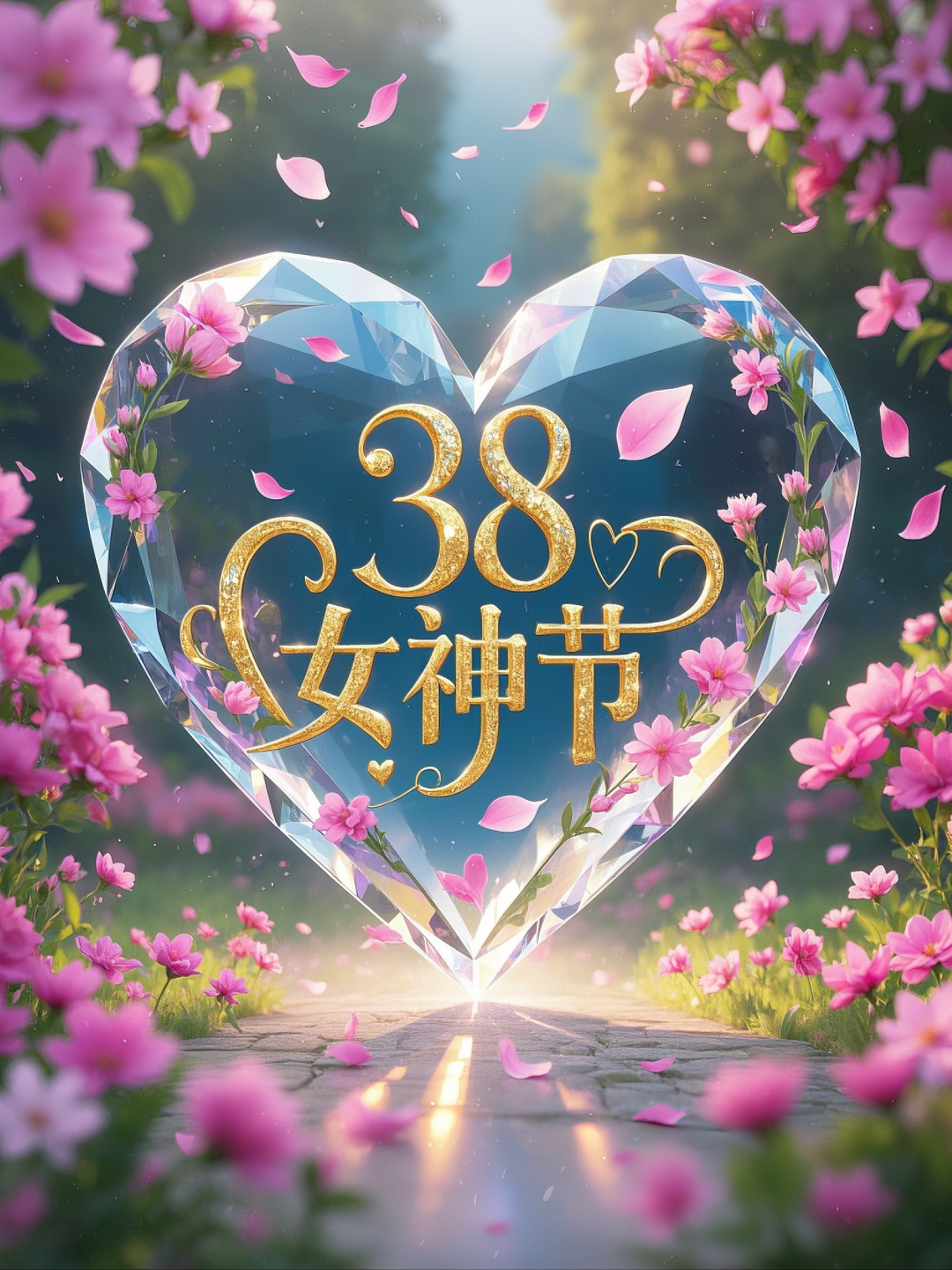 即梦AI【节日系列】【女神节】| 3分钟出图,今年女神节海报不求人