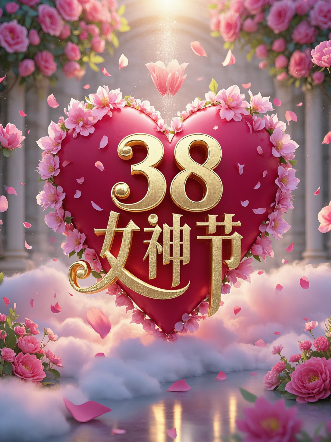 即梦AI【节日系列】【女神节】| 3分钟出图,今年女神节海报不求人