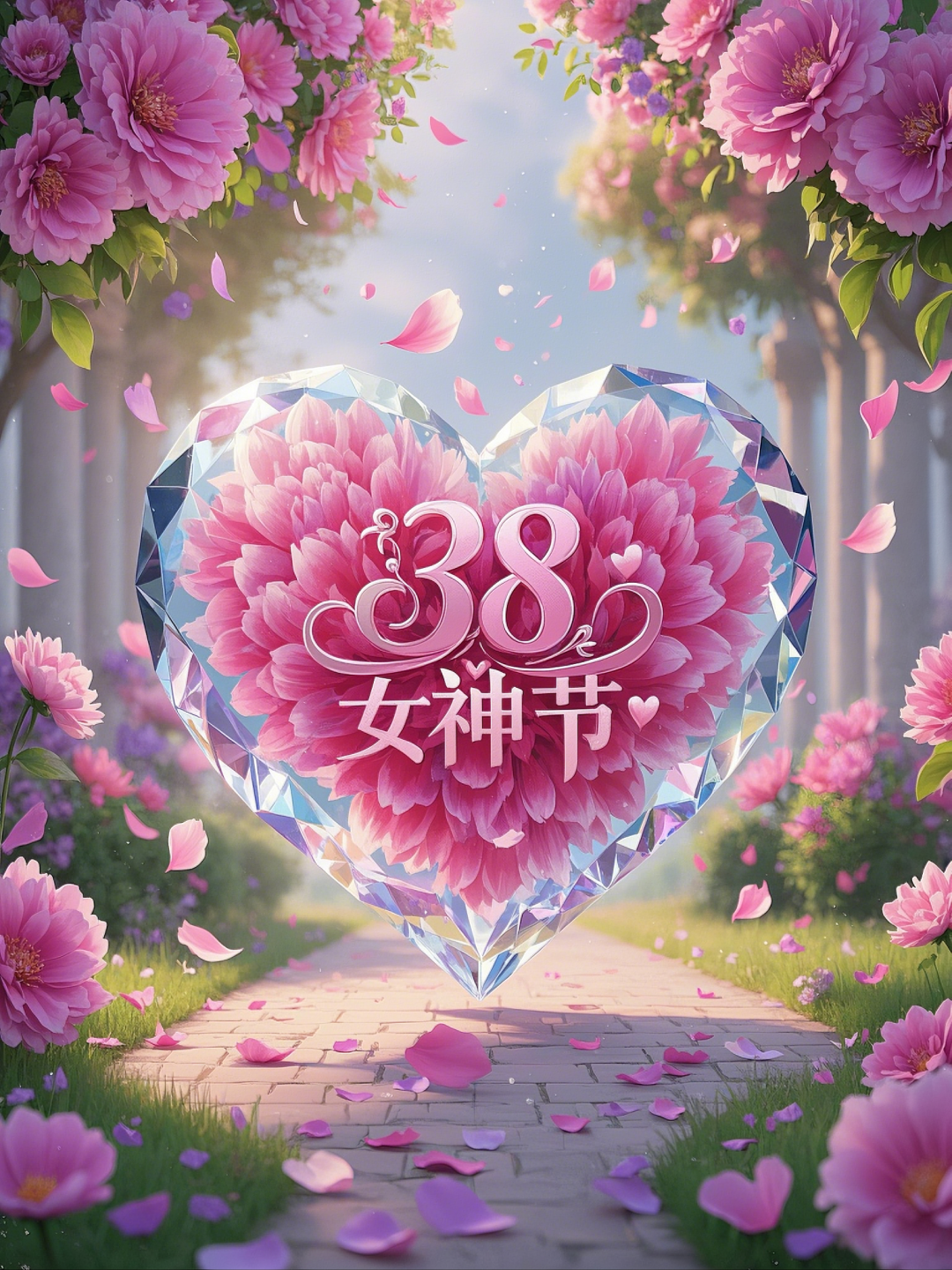 即梦AI【节日系列】【女神节】| 3分钟出图,今年女神节海报不求人