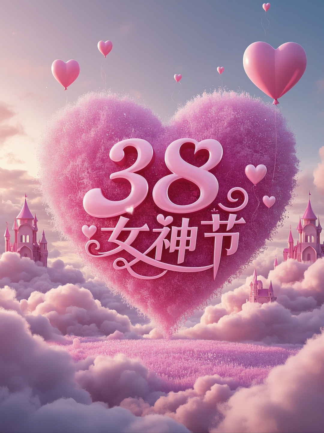 即梦AI【节日系列】【女神节】| 3分钟出图,今年女神节海报不求人