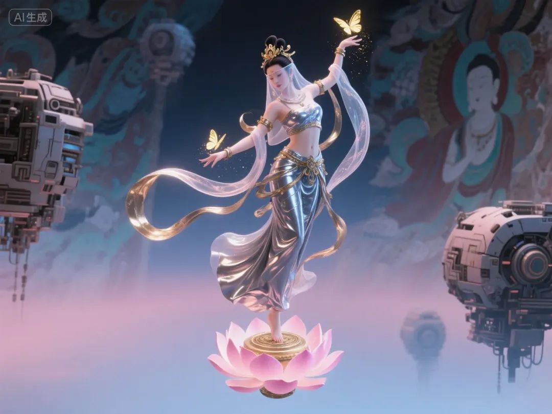 即梦AI画图教程:(七十七)赛博朋克古风人物创作指南