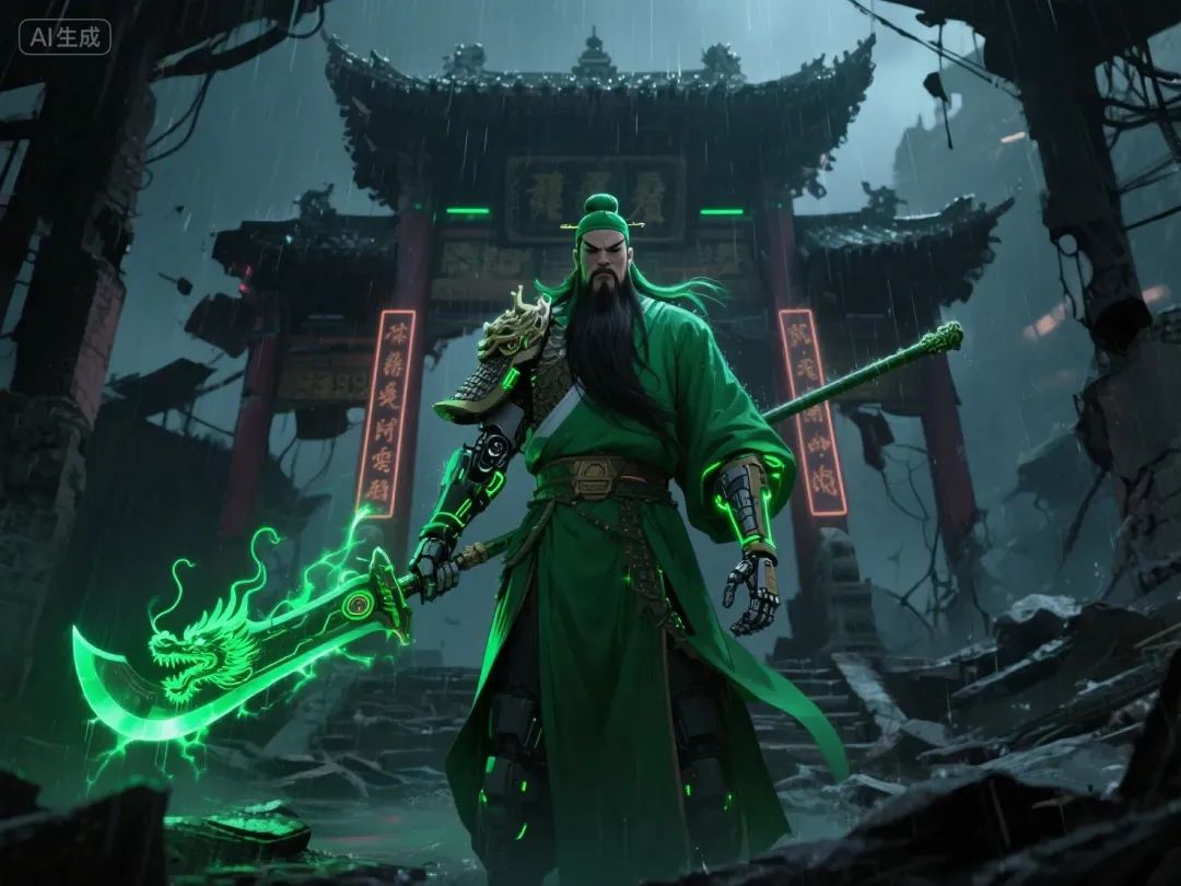 即梦AI画图教程:(七十七)赛博朋克古风人物创作指南