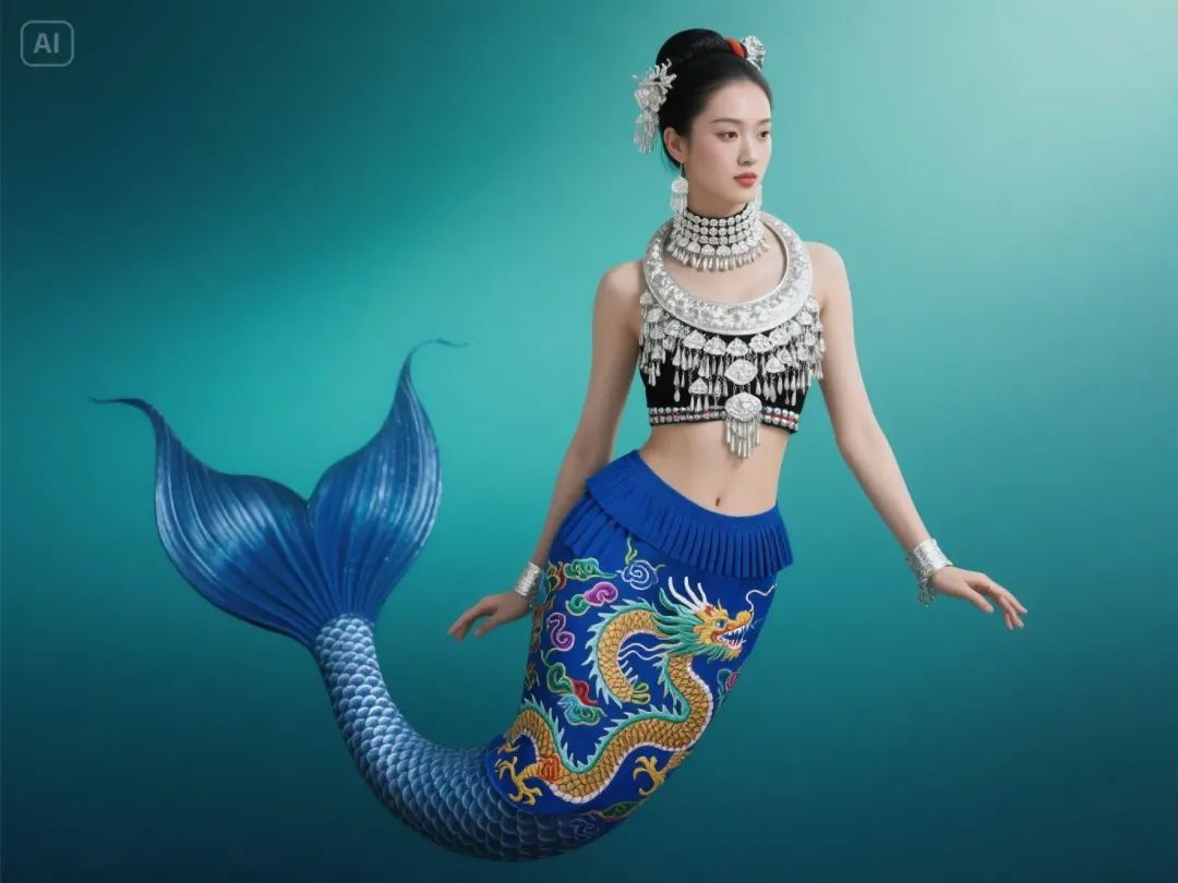 即梦AI画图教程:(七十一)美人鱼绘画创作指南