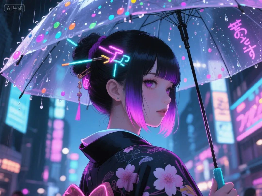 即梦AI画图教程:(九十一)炫彩发型