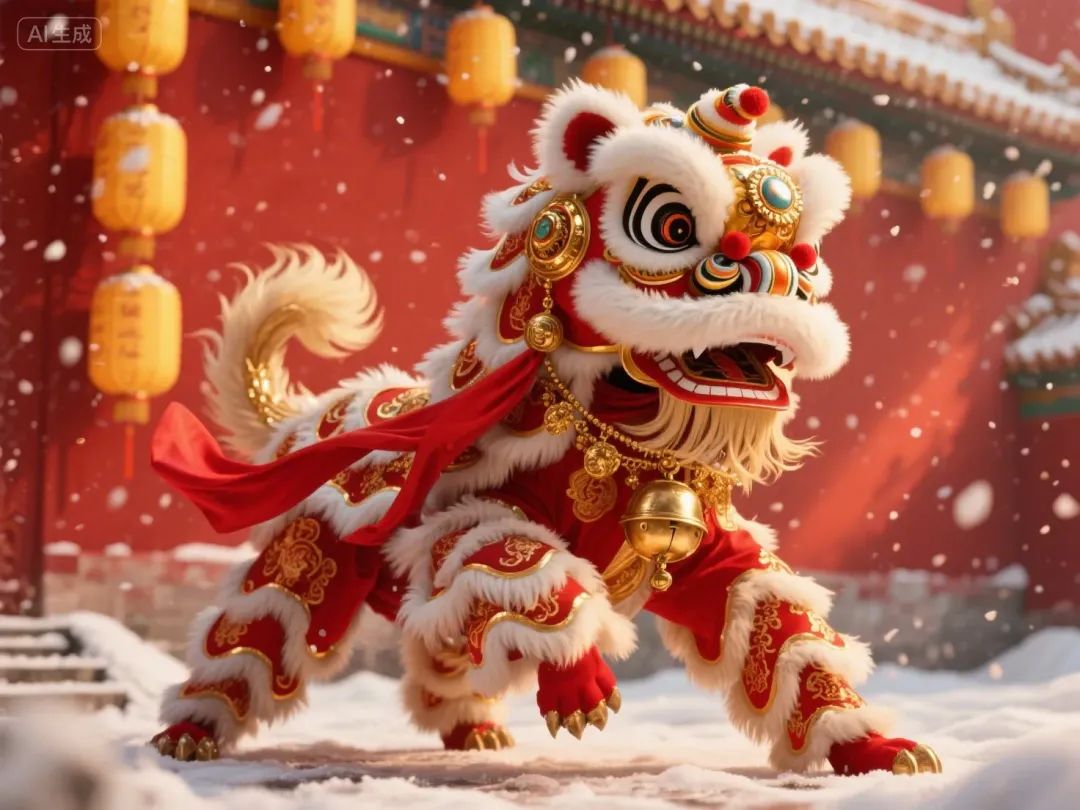 即梦AI画图教程:(九十八)色彩搭配——中国红与雌黄