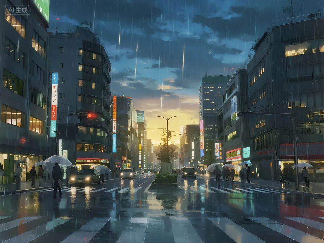 即梦AI画图教程:(一百零二)雨境幻想