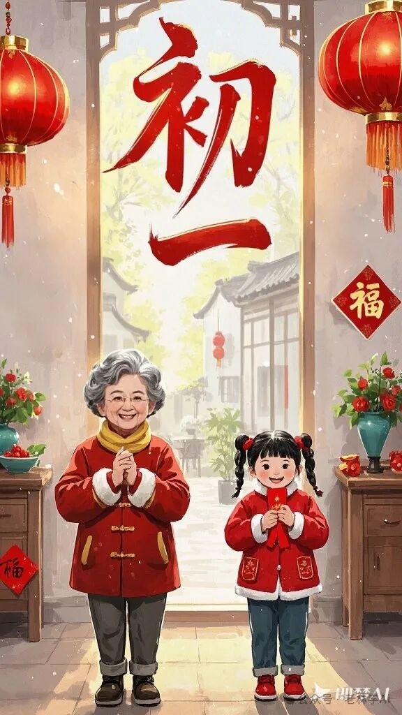 AI绘图春节祝贺海报(附提示词)