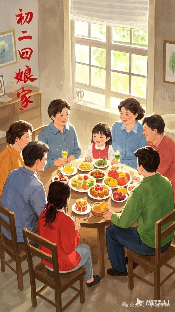 AI绘图春节祝贺海报(附提示词)