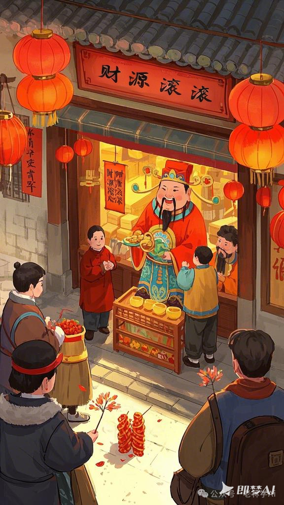 AI绘图春节祝贺海报(附提示词)
