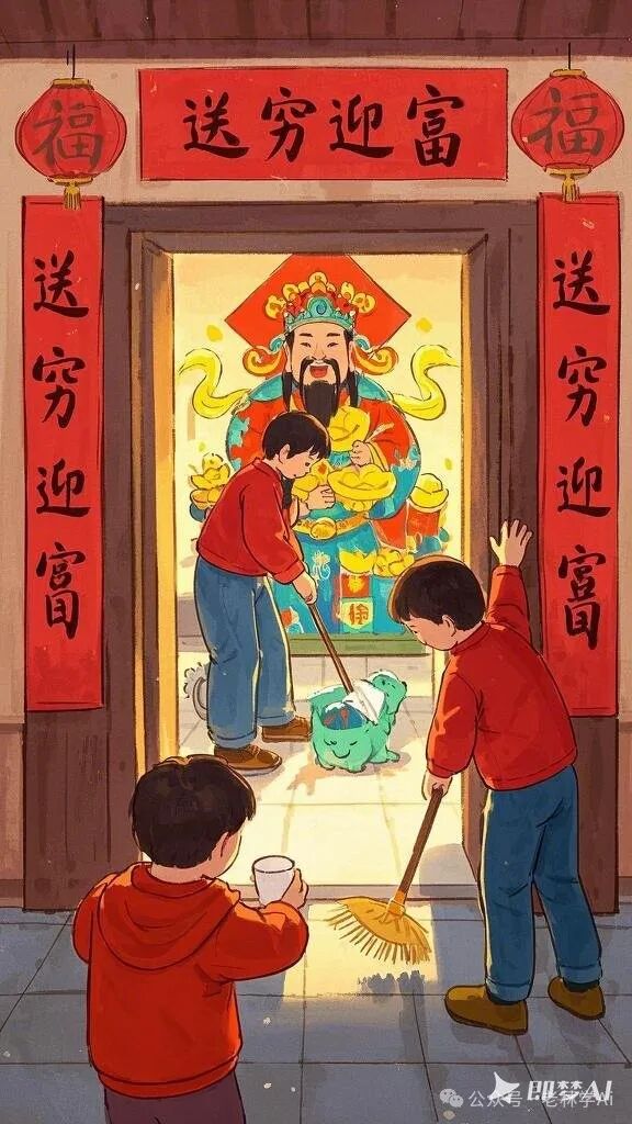 AI绘图春节祝贺海报(附提示词)