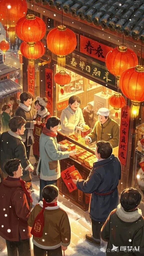 AI绘图春节祝贺海报(附提示词)