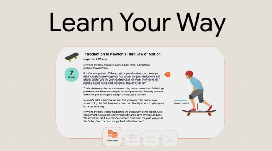 谷歌推出“Learn Your Way”,用AI重新定义教科书