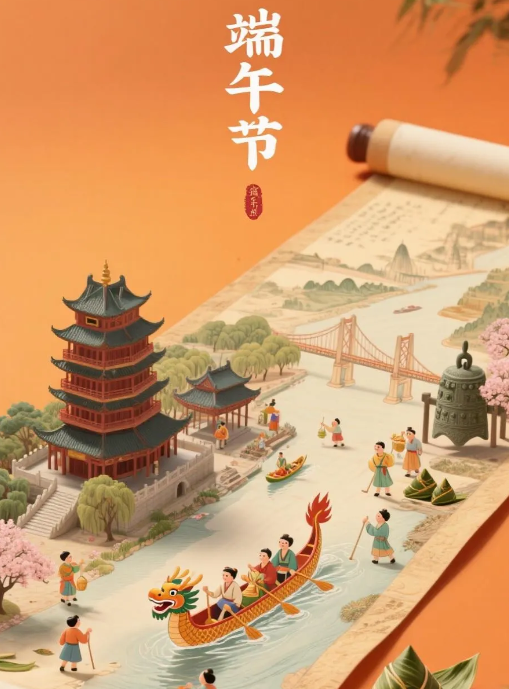 爆!我用AI一键批量生成端午节海报,效率提升10倍,设计师看了都惊了