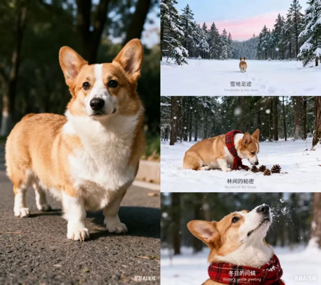 豆包P图!一键生成三宫格电影感写真(附提示词)