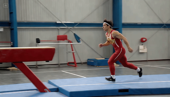 终于有AI视频模型,解决了体操难题。