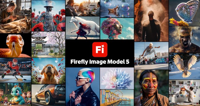 Adobe Firefly 史诗级更新:原生生成 400 万像素、支持图层编辑,创作者可自建 AI 模型