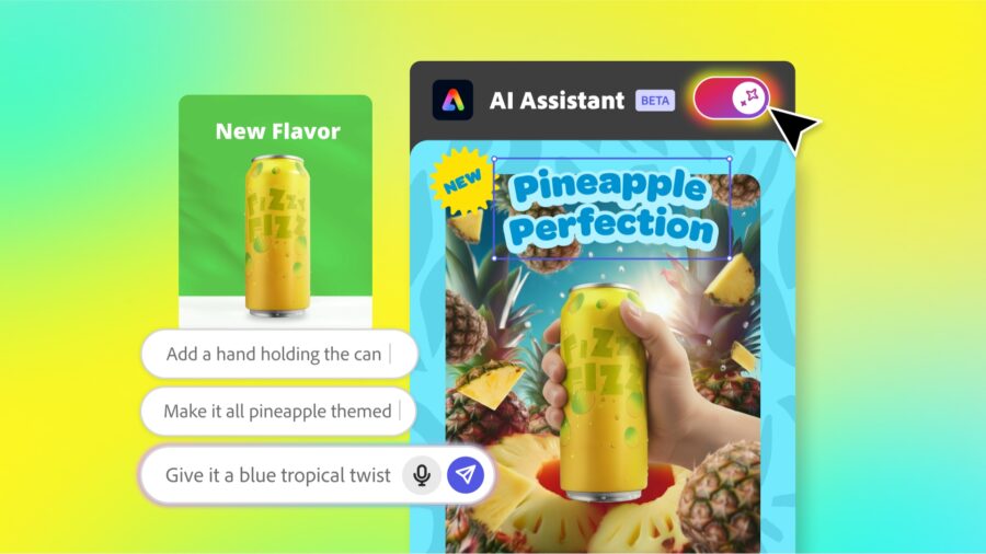 Adobe Firefly 史诗级更新:原生生成 400 万像素、支持图层编辑,创作者可自建 AI 模型