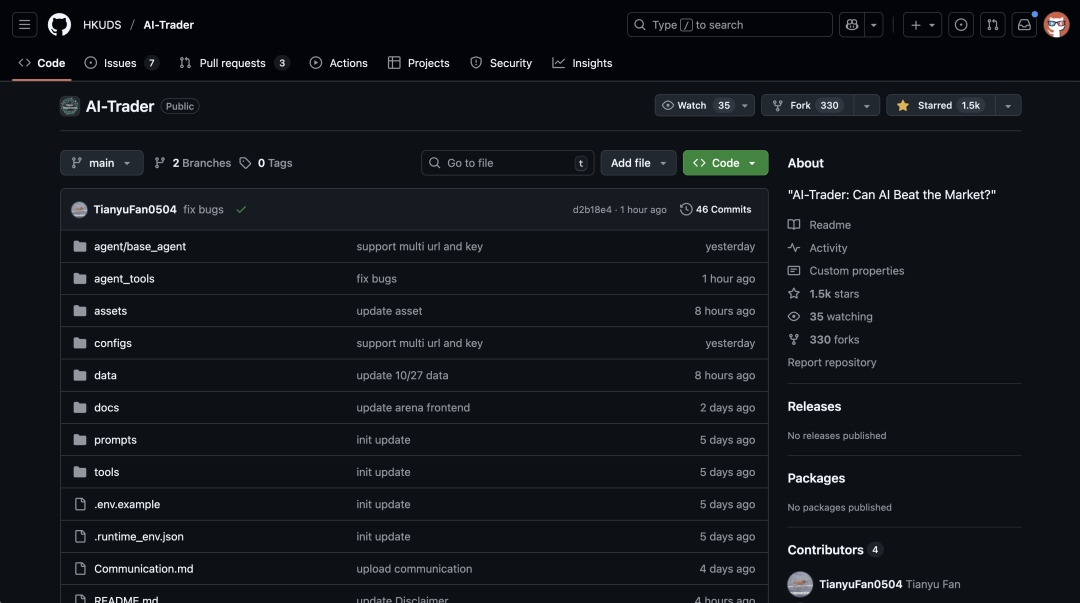 复刻爆火的 AI 交易大赛,刚刚开源的 GitHub 项目火了。