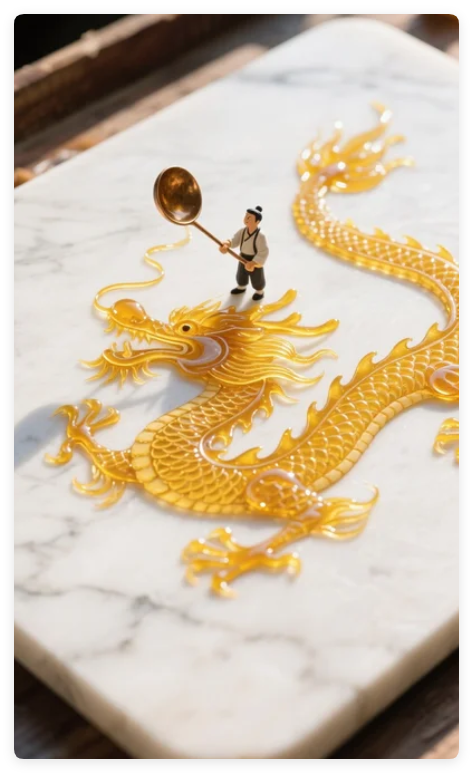 太酷了!用AI打造非遗微缩世界,巨大工艺与小人反差拉满