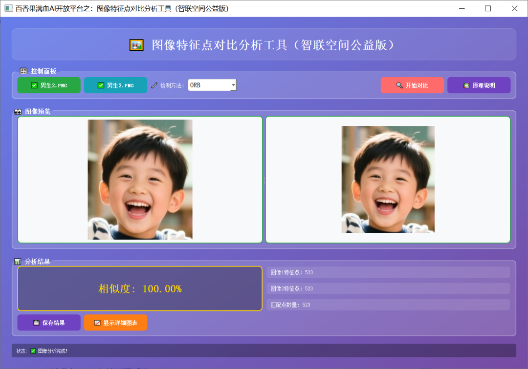 下载!满血技术实验开放平台四种算法(4)|通用图像特征对比