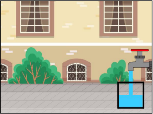 蓝桥杯Scratch | 第16届蓝桥杯青少组省赛Scratch中级组真题解析——第三题《接水》