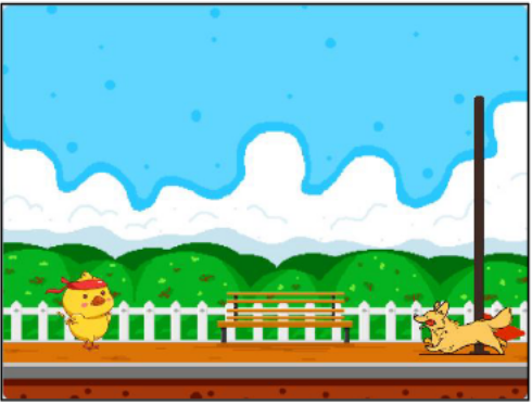 蓝桥杯Scratch | 第16届蓝桥杯青少组省赛Scratch中级组真题解析——第二题《小鸡快跑》