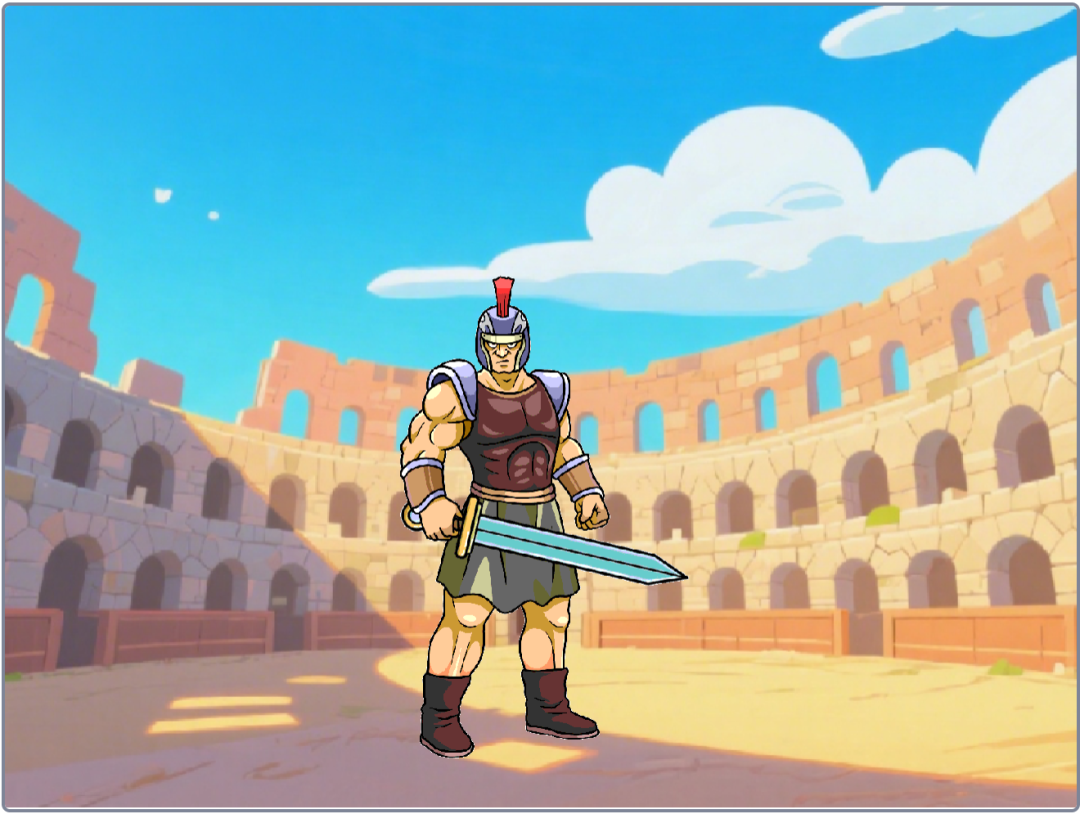 蓝桥杯Scratch | 第16届蓝桥杯青少组Scratch初级组省赛真题解析——第一题《勇士的武器》