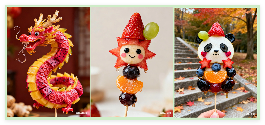 AI糖葫芦爆火!评论区问爆了,商家引流就靠它(附提示词)