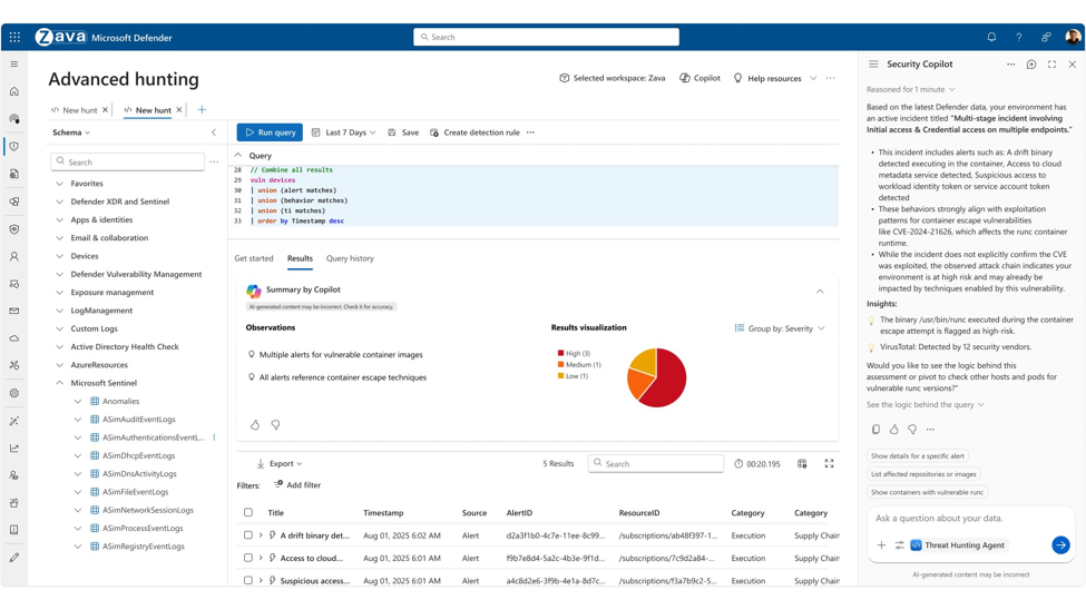 微软更新 Win11 Defender:四大 AI 安全智能体亮相,一站式搞定多云安全