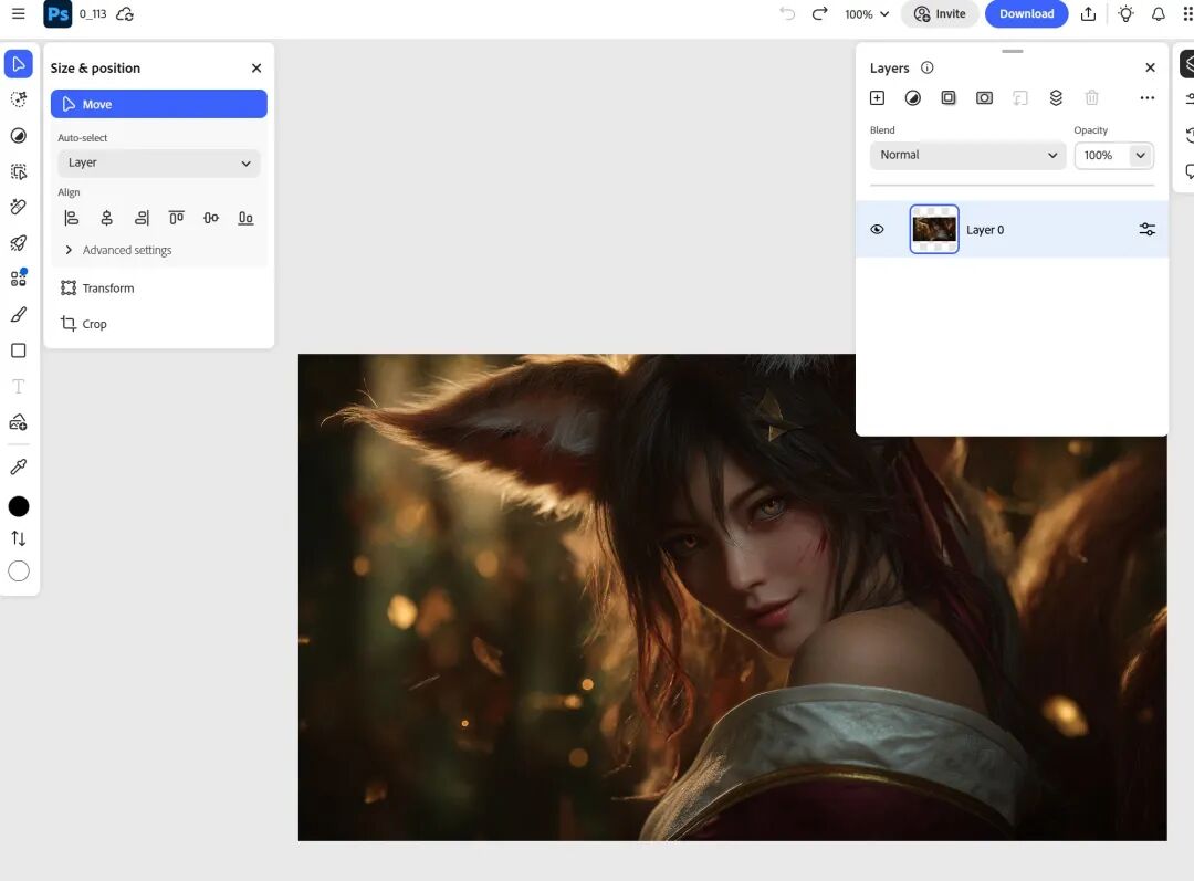 免费领取正式版 Photoshop 一年使用