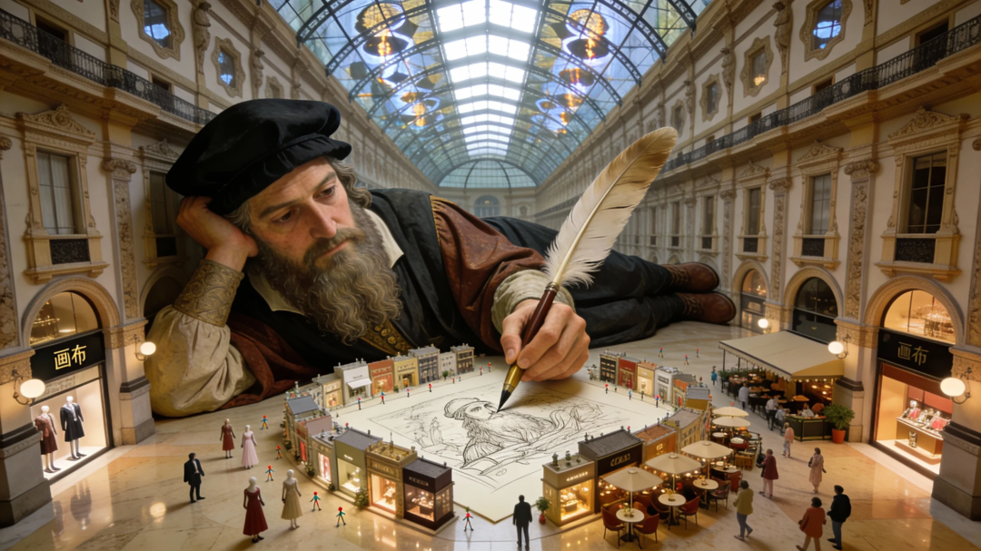 3分钟学会,制作爆款AI巨人照(附10套提示词)