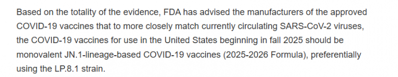 WHO最新声明: 建议疫苗生产商2026年使用单价LP.8.1作为新冠疫苗抗原组分