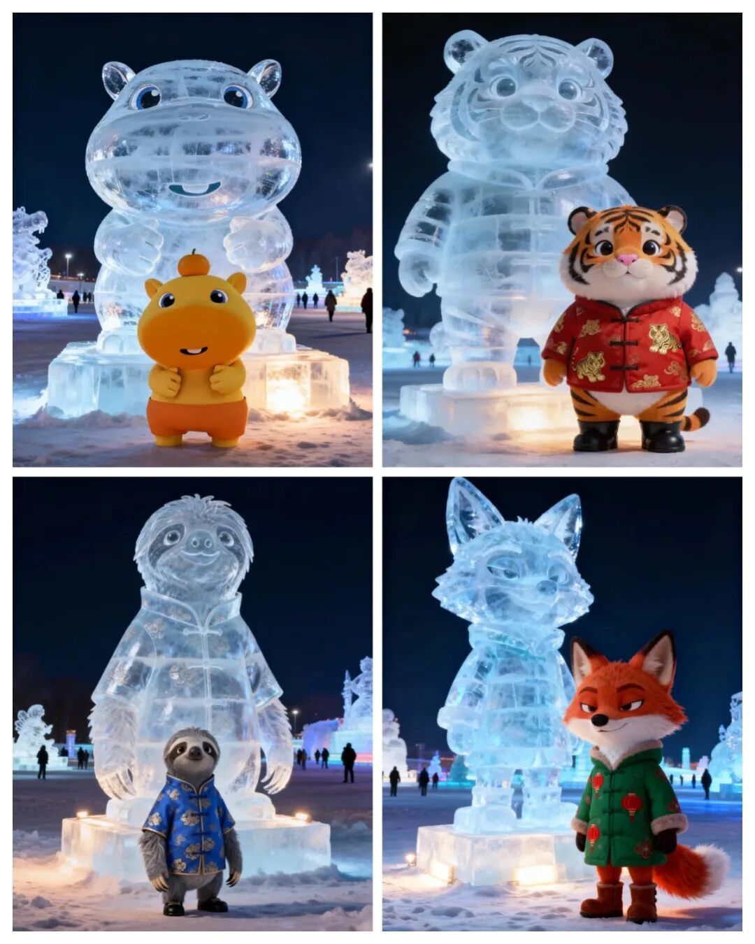 15万赞的虾仁冰雕,用即梦2步搞定(附提示词)