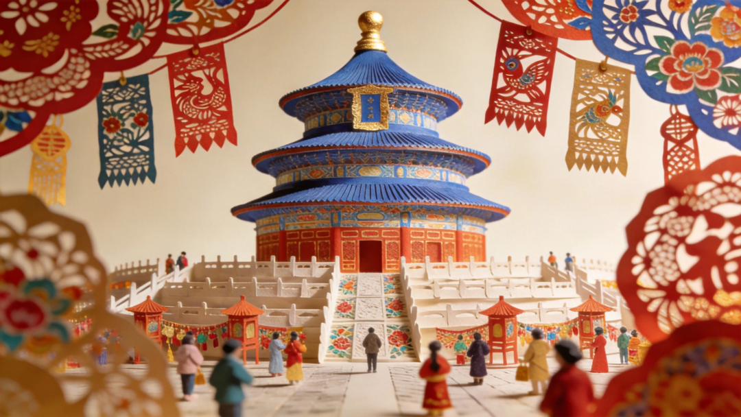 手把手教你,用AI做非遗剪纸地标性建筑爆款视频(保姆级教程)