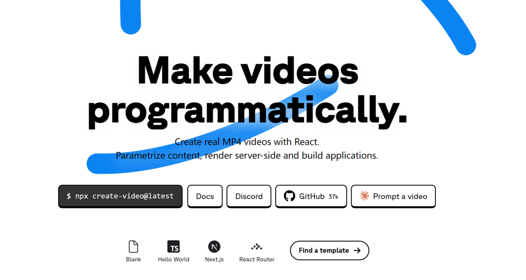 37.9k星星!这个用React做视频的开源框架爆火!跟复杂的AE说拜拜~AI编程也能实现视频剪辑。