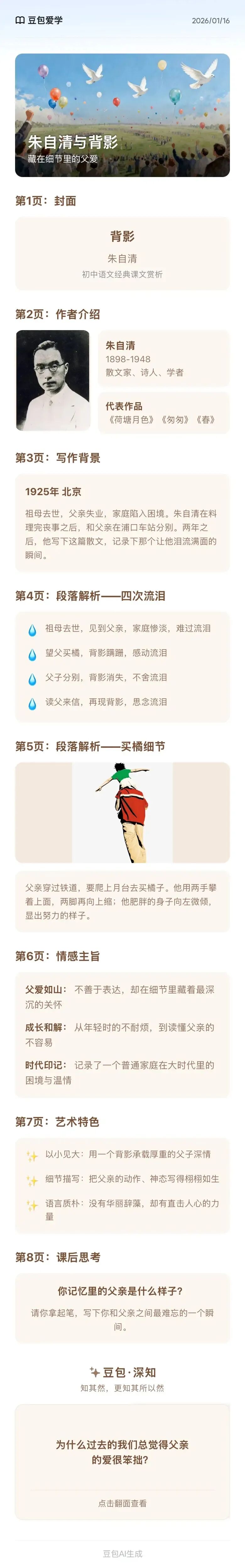 豆包爱学教师版全攻略:4大核心功能,备课批改效率翻倍