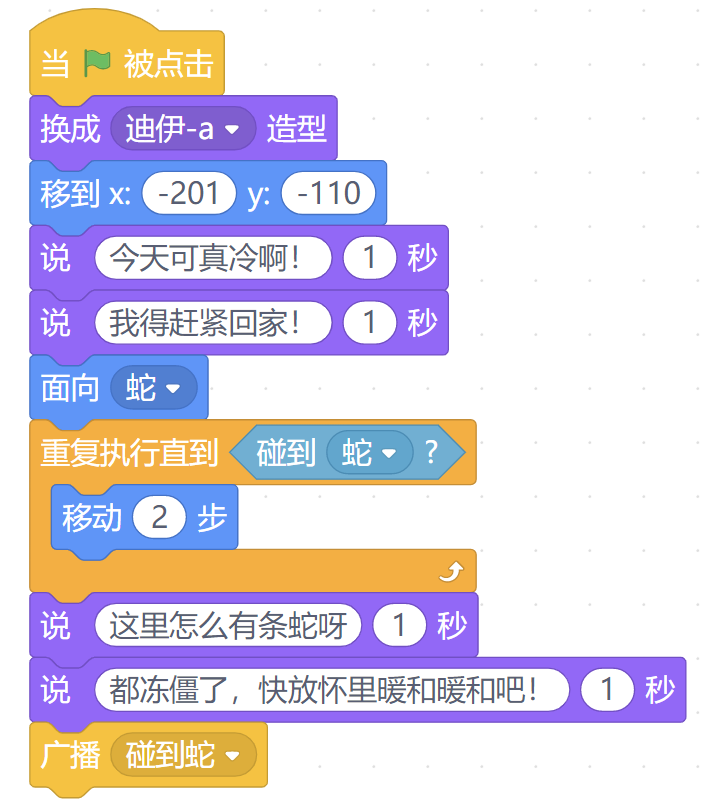 少儿编程--农夫与蛇