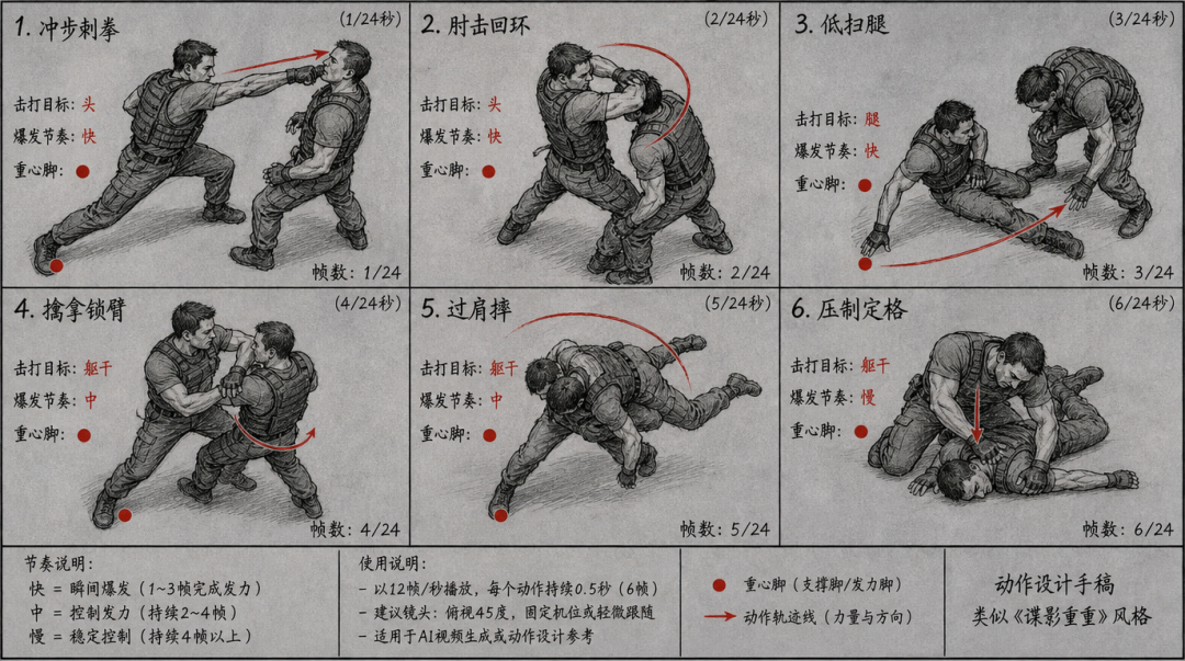 AI视频新玩法:先画分解图再生成,动作情绪全可控