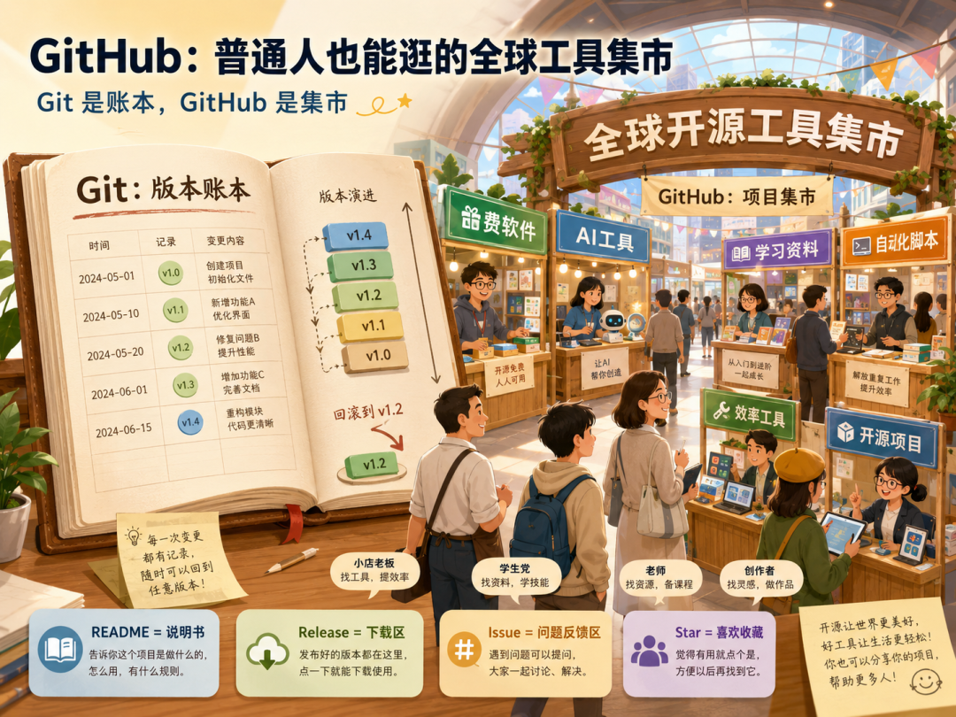 我以前以为 GitHub 是程序员仓库,后来发现它像一个免费软件黑市