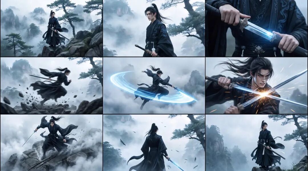 感谢Seko无限画布,我也能做武侠大片了